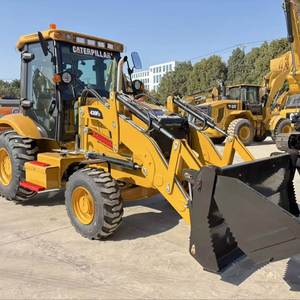 Mini-excavatrice rétro Caterpillar, chargeuse-pelleteuse sur chenilles CAT420, moteur en stock - Product Image 1