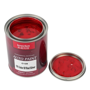 Acrylic 1K <strong>Silver</strong>/Red Car <strong>Paint</strong> Auto Refinish <strong>Spray</strong> <strong>Paint</strong> Base Coat with High Gloss and High Coverage - Product Image 2