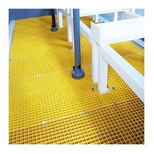 Drainage de lavage de voiture FRP Grille de sol en plastique renforcé de fibre de verre grille moulée - Product Image 3