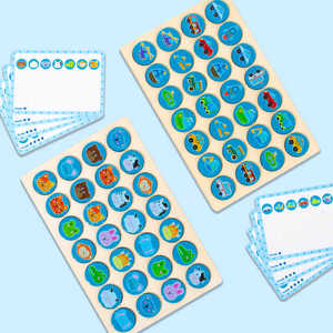 Jeu d'échecs Montessori à rabat en bois Puzzle éducatif pour la mémoire Pensée logique et entraînement d'association pour enfants et adultes - Product Image 6