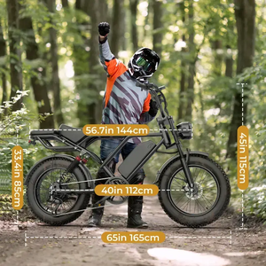 Vélo de montagne à pneus larges, VTT, Fatbike, E-bike, absorption intégrale des chocs, J15, entrepôt UE - Product Image 6