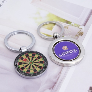 Chaveiro esportivo com logotipo personalizado para carro, chaveiro giratório de metal com rotação de 360 graus, fabricante por atacado de desenho livre. - Product Image 4