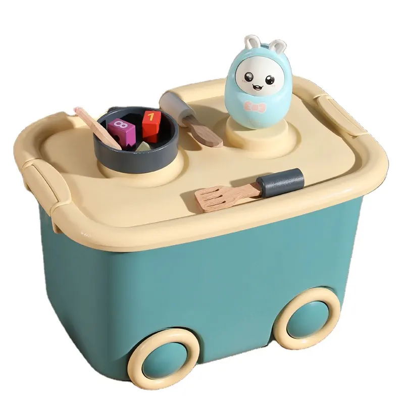 Toy storage box household baby clothes large plastic basket large children's clothing storage box