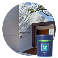 34 ans d'usine de peinture murale extérieure à bas prix granit en aérosol imperméable avec revêtement liquide acrylique
