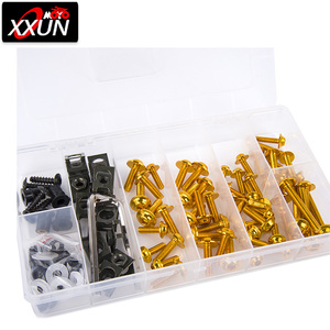 XXUN — boulon de fixation de vis de carénage complet pour moto, pour <span class=keywords><strong>KTM</strong></span> 690, 1090, 1280, Super Duke RC <span class=keywords><strong>1190</strong></span>, <span class=keywords><strong>Adv</strong></span> <span class=keywords><strong>R</strong></span> 125, EXC, SX, MX 1290 et 200 - Product Image 1