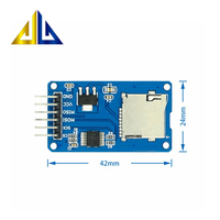   Module de carte avec interface SPI, lecteur de carte TF, lecteur de carte avec puce de conversion de niveau