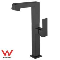 Robinet de lavabo monotrou en laiton avec cartouche céramique, mitigeur monocommande à débit contrôlé eau chaude/froide pour salle de bain