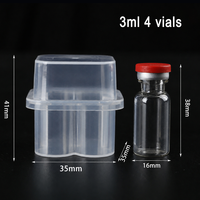 Boîtes jetables en gros, personnalisées, 3ml-10ml, transparentes, pour flacons de peptides, étuis de rangement pour flacons Cillin, étuis de voyage, supports pour flacons