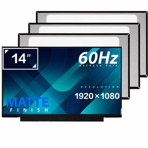 Suministro de Piezas: Unidad de Matriz Delgada Full HD de 14 Pulgadas 1920x1080, 30 Pines, EDP, 60Hz, Sin Táctil, B140HAN04.1 NV140FHM-N61, Compra MOQ - Product Image 1