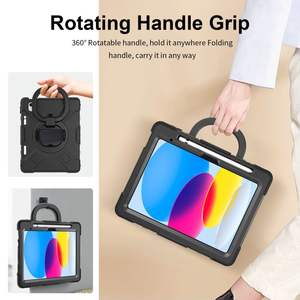 Funda adecuada para iPad de 10.ª generación de 10.9 pulgadas, engrosada, giratoria 360 grados, con ranura para lápiz, cubierta a prueba de golpes para tableta - Product Image 3