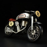 Art de moto en fer, modèle européen pour l'ameublement de la maison Vintage, vente en gros, 9 pièces
