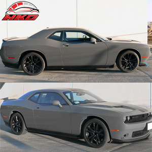 Faldones Laterales de Polipropileno con Imprimación Negra Estilo SXT para Dodge Challenger 15-23, Difusores, Piezas Exteriores para Automóviles - Product Image 2