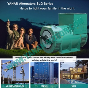 YANAN Máy Phát Điện Dòng SLG454 Màu Đen Máy Phát Điện Không Chổi Than Máy Phát Điện Xoay Chiều Dây Đồng 100% - Product Image 6