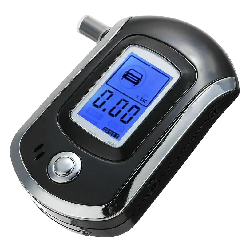 Digital Electronic Alcohol Meter Alcohol Tester with with Mouthpiece Breathalyer