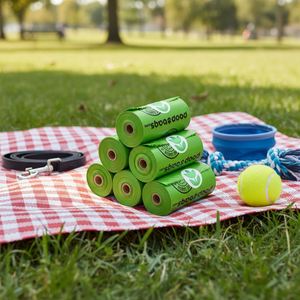 Custom Printed Pet Poop Bio Degradable Corn Starch <b>Compost</b> Waste <b>Bag</b> Eco-Friendly Bio Biodegradable Personalised - Product Image 1