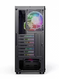 338 nouveau Design USB3.0 <span class=keywords><strong>ATX</strong></span> Gaming PC Case Aluminium Mid Tower Computer Case avec ports audio et VGA avant en verre trempé - Product Image 5