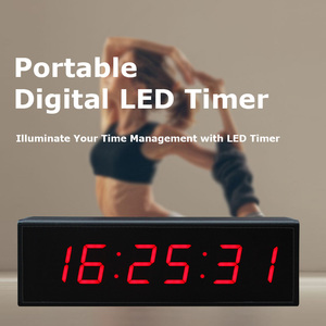 Grand Chronomètre Numérique avec Affichage LED Rouge et Bouton Marche/Arrêt pour Sports & Divertissement, Jeux & Horloges - Product Image 6