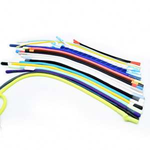 Cuerda Elástica de Silicona Amarilla, Cuerda Redonda de Silicona con Cabeza de Poliéster, 3mm-6mm, Tamaño Personalizable - Product Image 5