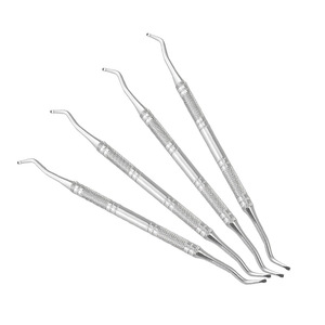 Stainless steel single-headed ball nail remover, nail <b>file</b>, manicure tool, for cleaning nail grooves. - Product Image 1