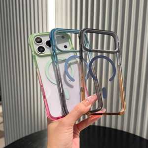 เคสโทรศัพท์แม่เหล็กสำหรับ iPhone 17 Pro Max, เคสกันกระแทกแบบสามชิ้นสำหรับ Apple 17 Pro สีไล่ระดับ 17 Air - Product Image 2