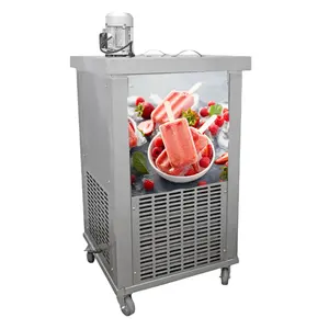 Máquina comercial de paletas de hielo de un solo molde, máquina para hacer paletas de helado, equipo para hacer paletas