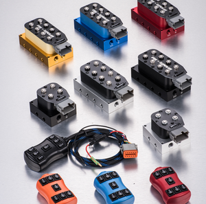 Vu2 Accuair 2 Unidad de válvula solenoide de esquina Válvula de colector para sistema de suspensión de bolsa de aire 1/4 3/8 - Product Image 3