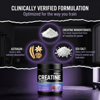 BioKom OEM Comprimés de Créatine Monohydrate Micronisée Végétalienne pour Adultes – Complément Booster pour la Force Musculaire et la Récupération