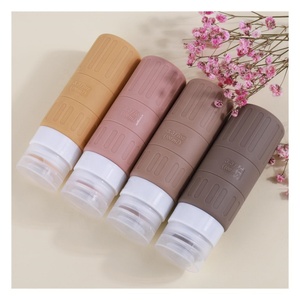 Ensemble de flacons de voyage essentiels 100 ml et en silicone avec bouchon anti-fuite, pour voyages d'affaires et activités de plein air, lot de kits d'emballage - Product Image 2