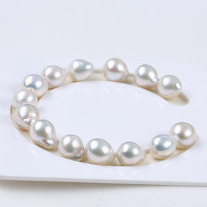 10-11mm White Freshwater Baroque <b>Loose</b> <b>Pearl</b> DIY Jewelry Material for Earrings Rings in Stock - Product Image 4
