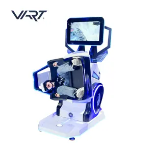 Simulador de voo da cadeira de jogos de vr 360, rotação de arcade, máquina do jogo 9d vr 360 graus, cadeira de jogos