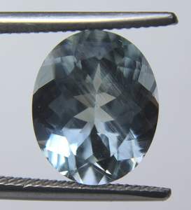 พลอยสีฟ้า3.55 CT (11x9x6มม.) สำหรับการทำเครื่องประดับ - Product Image 1