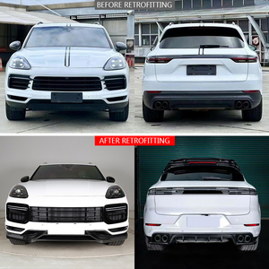 Parachoques Delantero/Trasero de Fibra de Carbono 2018-2023 con Luz Antiniebla, Fijación con Tornillos, Nuevo, Ajuste Universal, 1 Año de Garantía, Mejora para Cayenne - Product Image 2