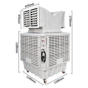 1.1KW Portable Industrial Air Conditioner | Water-Cooled AC <strong>Unit</strong> for Construction Sites &amp; Outdoor Events - Product Image 4