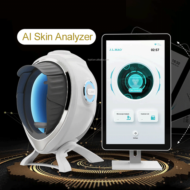 3d Magic Ai Facial Testing Mirror Wood Lamp Acne Scanner Skin Detector Skin Analyzer Facial Tester Phototaking Machine