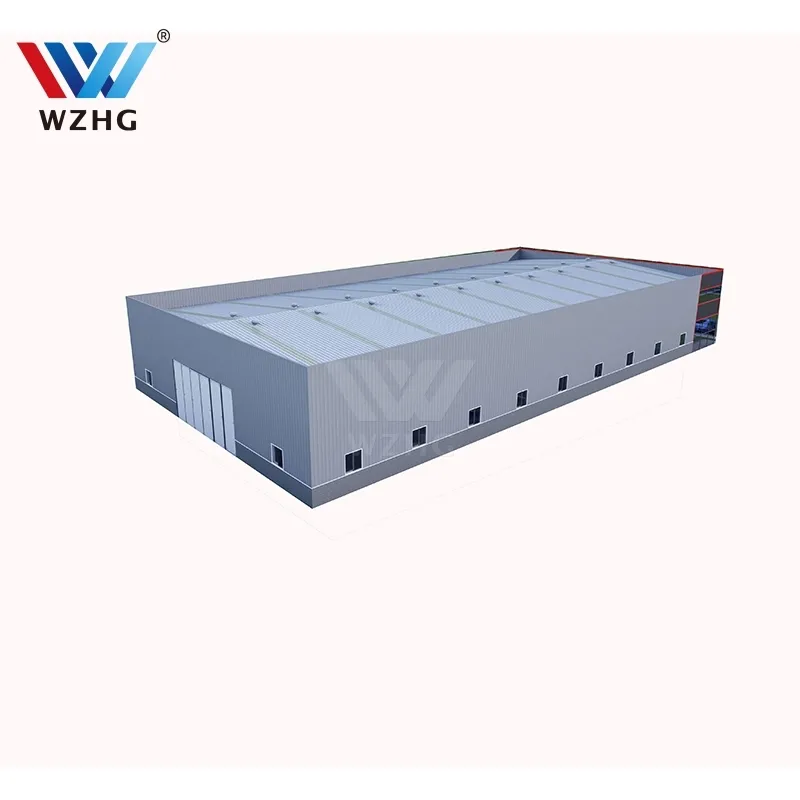 Riutilizzabile veloce installazione luce struttura in acciaio mini capannone magazzino per la costruzione