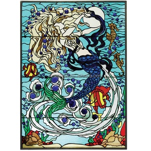 Panel de Vidrio Doble con Diseño de Virgen para Catedral, Hecho a Medida en China, Estructura Sólida, para Ventana, Puerta o Pared, para Decoración - Product Image 3