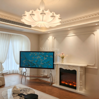 Lampe suspendue en forme de fleur à pétales multicouches, lampe suspendue artistique florale pour salle à manger, chambre à coucher, salon, décoration de la maison
