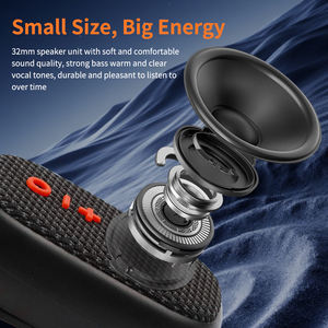 एम 31 ब्लू-दांत स्पीकर, वाटरप्रूफ, क्लिप-ऑन पोर्टेबल छोटे स्पीकर वायरलेस 5.4/बिल्ट-इन माइक/हल्के गोल्फ वर्क पूल के लिए - Product Image 2