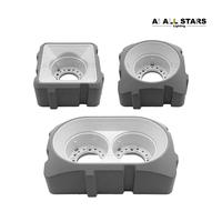 Film de plafond tendu en PVC, éclairage LED sans cadre, downlight LED Gx53, lampes LED Gu10, luminaire encastré au plafond, downlights encastrés en ABS
