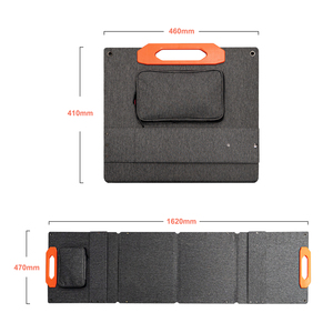 100W Foldable Portable Outdoor <b>Solar</b> with PD18W USB-C USB DC5521 <b>Small</b> XT60 IP67 Waterproof for Power Pack - Product Image 6