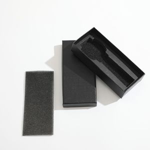 Boîte de présentation élégante noire légère rectangulaire pour montres, organisateur de rangement pour montres-bracelets homme et femme, idéale pour la présentation de cadeaux - Product Image 1