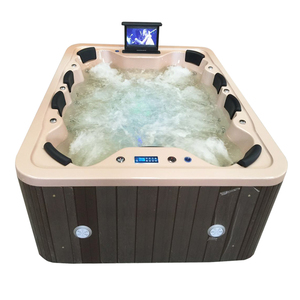 Large Hot Sexy Family <strong>Pop</strong>-up Tv in Ground Outdoor Bath Tube <strong>Massage</strong> Balboa Hot Spa Tub Manual - Product Image 3