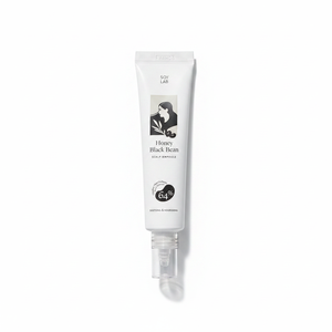 [SOY LAB] Shampooing gel à base de haricots noirs biologiques et végétaliens, ensemble d'ampoules au miel pour cheveux colorés - Soin du cuir chevelu, contrôle du sébum, nourrissant - Product Image 2