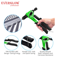 Pistola remachadora de mano, herramientas de mano de alta resistencia con tuerca de remache M3 M4 M5 M6, 8 ", 100 unidades