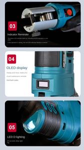 Outil de presse hydraulique MP-324 <span class=keywords><strong>Pince</strong></span> à <span class=keywords><strong>sertir</strong></span> électrique en acier inoxydable pour raccords en <span class=keywords><strong>cuivre</strong></span> de <span class=keywords><strong>plomberie</strong></span> PEX - Product Image 6