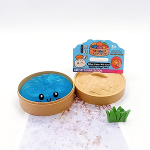 กล่องสุ่มขนมซาลาเปาไส้มอลโทสเนื้อนุ่มวิบวับ ของเล่นบีบคลายเครียดหลากสีสัน ของเล่นเสริมพัฒนาการประสาทสัมผัส - Product Image 3