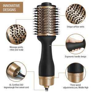 <span class=keywords><strong>Appareil</strong></span> de coiffure 1200W Brosse sèche-<span class=keywords><strong>cheveux</strong></span> rotative lissante - Product Image 2