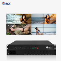 Processeur vidéo 4K (entrée 4096x2160P60, 18 sorties) avec gestion EDID, idéal pour les écrans commerciaux et les salles de contrôle
