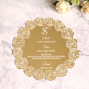 Invitación de Quinceañera en Acrílico con Forma de Mariposa en Oro Rosa, Espejo Plateado, Invitación de <span class=keywords><strong>Mis</strong></span> XV Años con Mariposa y Foto Personalizada - Product Image 3