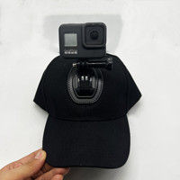 用于Gopro Dji奥斯莫动作和其他动作相机的带有J钩安装螺钉的动作相机帽夹安装棒球帽